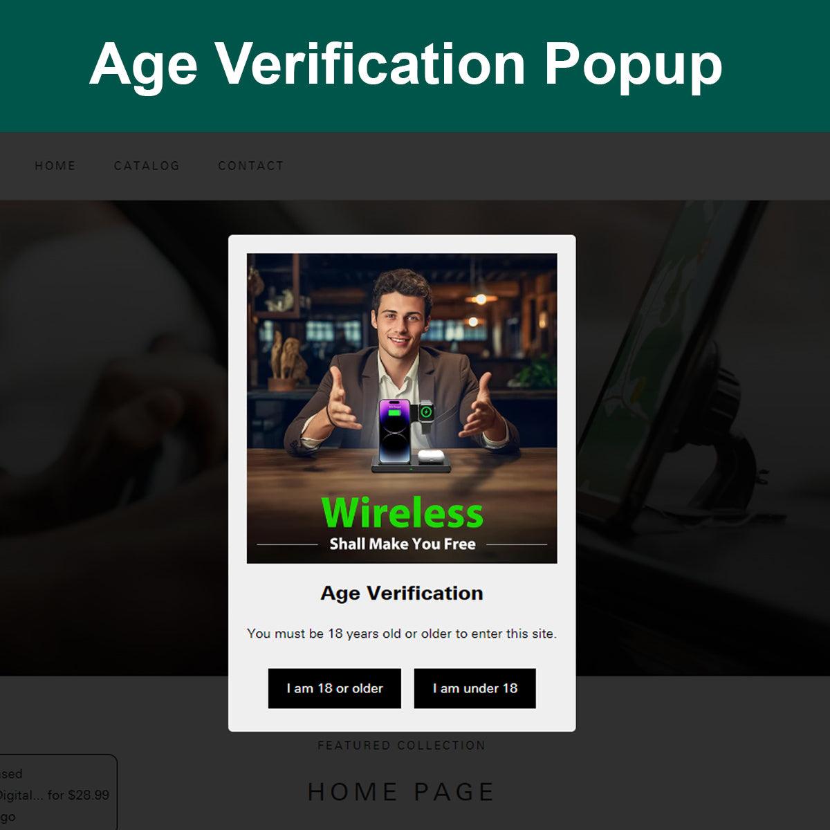 Ultimate Age Verification Popup for Shopify Themes - EZOMFY